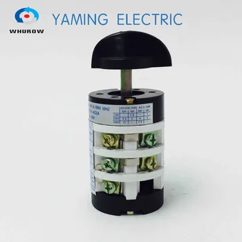 

Motor reversing switch on/off/on 20A 3 pole use for tire changer machine rotary combination changeover cam switch