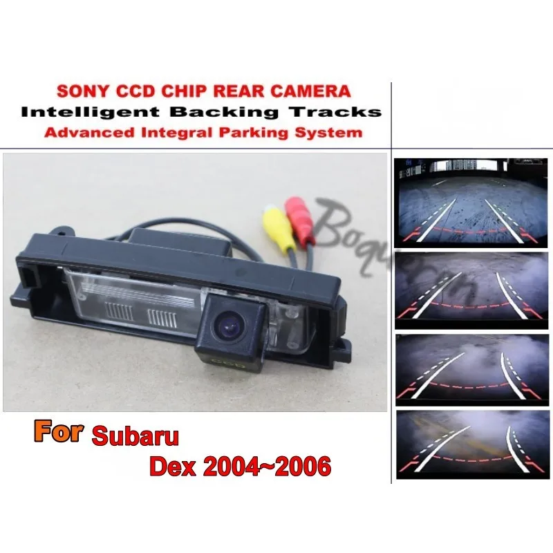 

For Subaru Dex 2004 2005 2006 Smart Tracks Chip Camera / HD CCD Intelligent Dynamic Parking Car Rear View Camera
