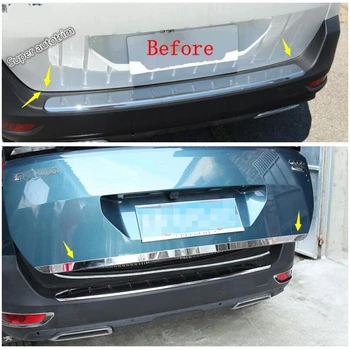 

Lapetus Rear Trunk Lid Cover Tailgate Trim Car Door Protection Panel Accessories Exterior Fit For Peugeot 5008 GT 2017 - 2020