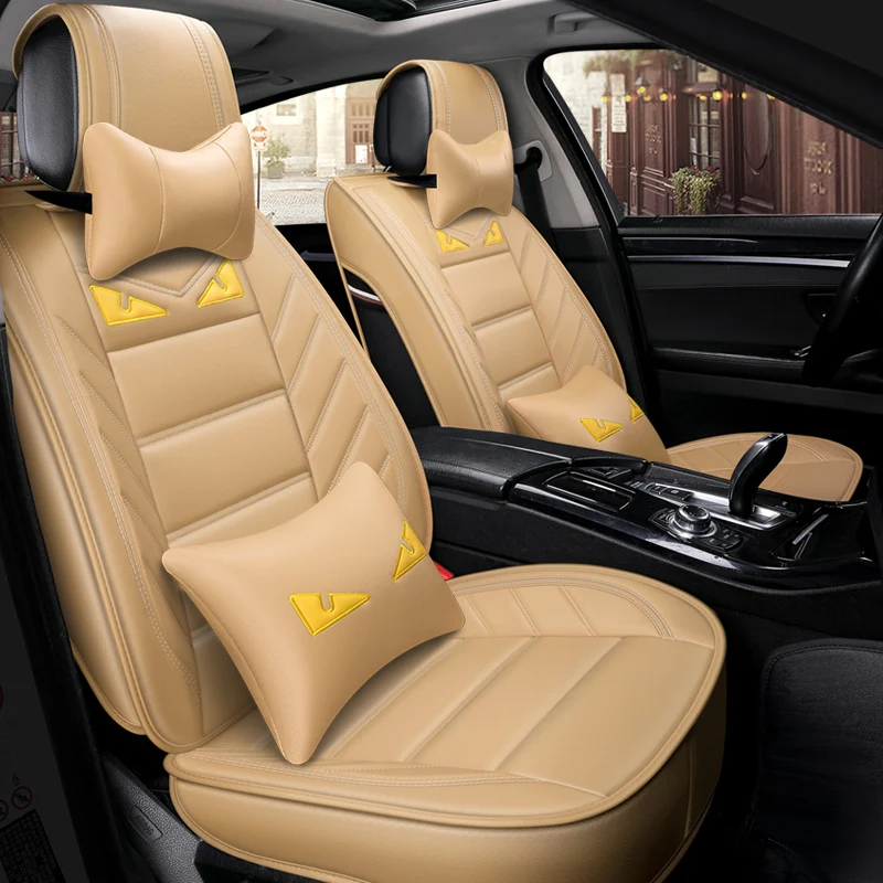 

Universal PU Leather car seat covers For Renault espace 4 5 koleos laguna 2 3 Latitude logan 2 fluence KADJAR 2018