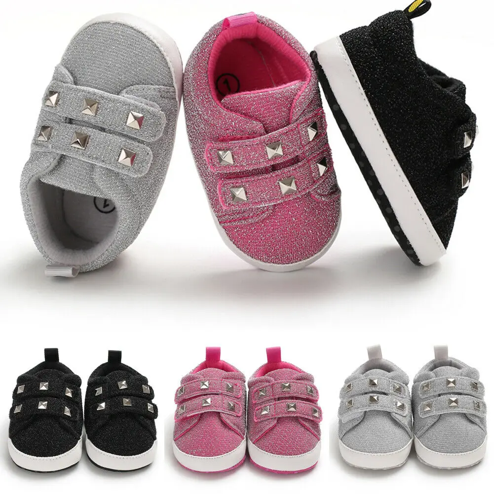 New Baby Boys Girls Toddler Shoes Cute Soft Sole Baby Shoes 0-18month