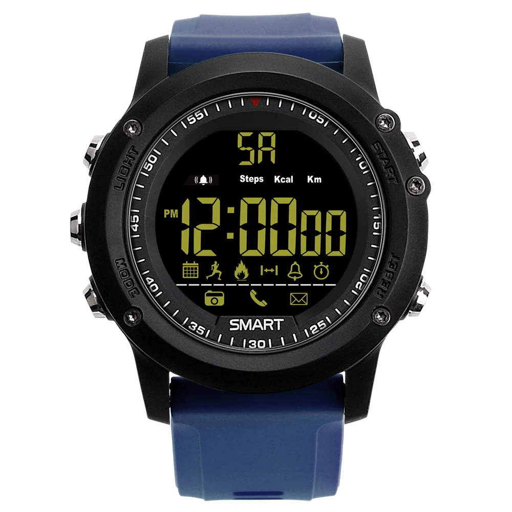 EX17 Bluetooth Smart часы 5 АТМ Водонепроницаемый IP67 Smartwatch для Android IOS Фитнес трекер Шагомер