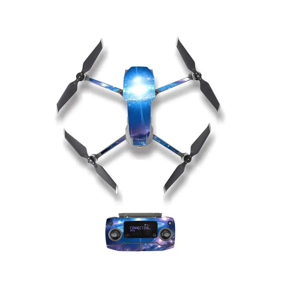 Звездное небо стиль кожи наклейка для DJI Mavic 2 Pro& Zoom Drone корпус пульт дистанционного управления батарея Защитная пленка 7 Стиль s - Цвет: YSDJM20006