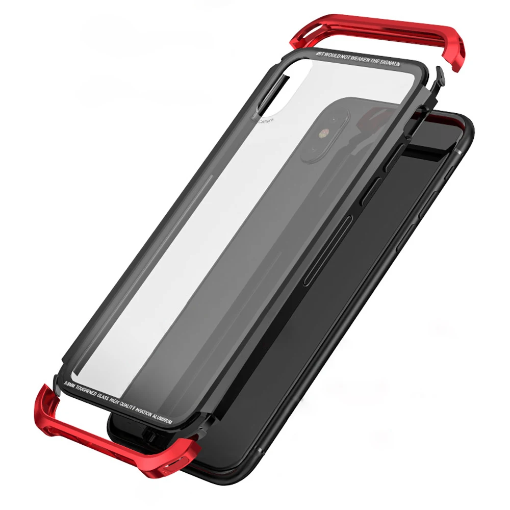 luxury fashion bumper for apple iphone x 10 protective armor transparent clear glass luxury fashion bumper for apple iphone x 10 protective armor transparent clear glass