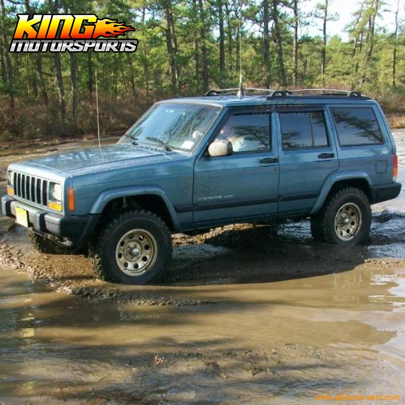 Подходит 84 01 Jeep Cherokee солнцезащитный козырек окна Дождь гвардии Vent Тень дым тонкие