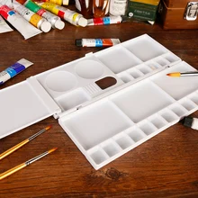 Bgln 1 шт 18 Сетка сложить палитра красок на водной основе профессиональное искусство пластиковая палитра Акварельная палитра художественные принадлежности DC-703