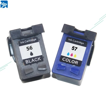 

UP brand 2pcs Ink Cartridge replacement For HP 56 57 For HP 450 5150 5550 5650 9650 PSC 1315 1350 2110 2175 2210 2410 printer
