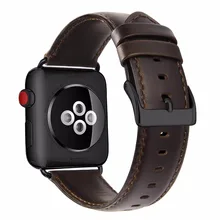 

For Apple Watch Band 38mm 42mm Vintage Brown Genuine Leather iWatch Strap Replacement for Apple Watch Series 3 Series 2 Series 1