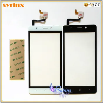 

SYRINX phone touch panel front glass lens For Fox BMM 532 532s touch screen digitizer touch sensor touchscreen with tape sticker