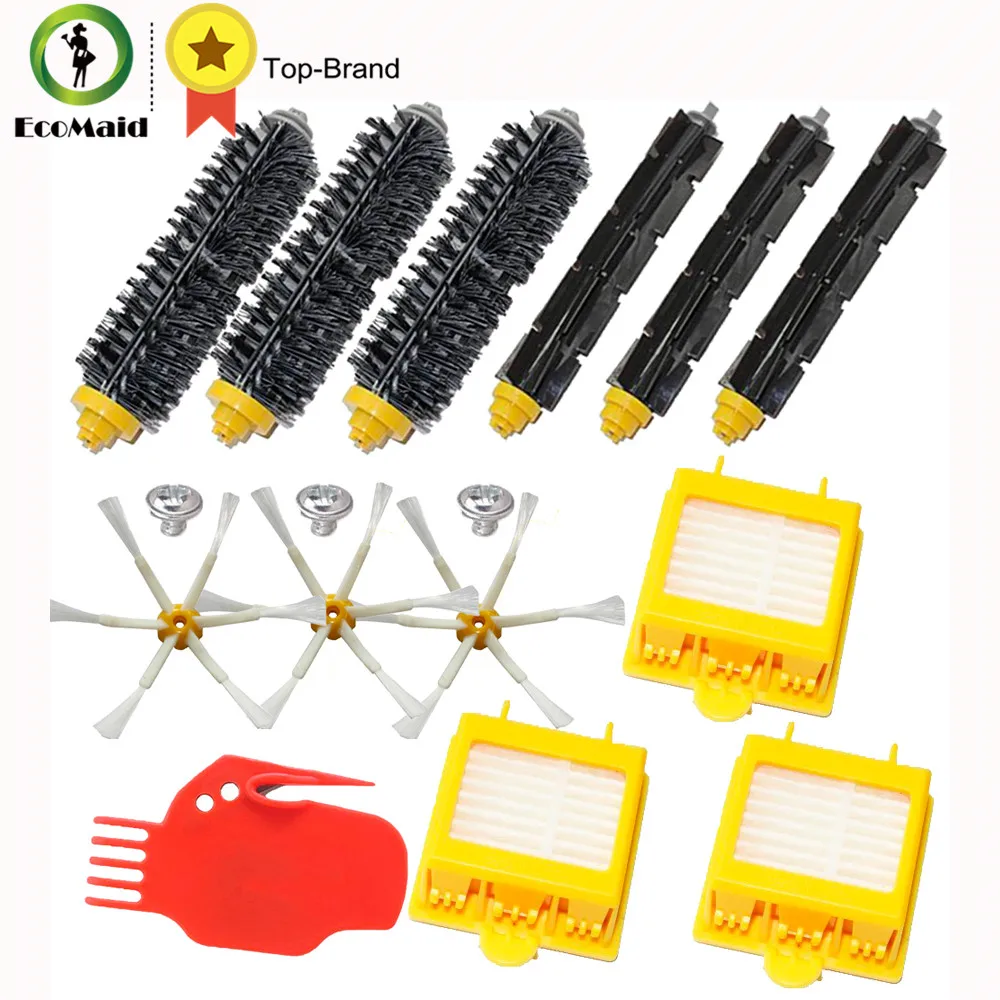 Beater Bristle Side Brush clean tool for iRobot Roomba 700 series HEPA filter