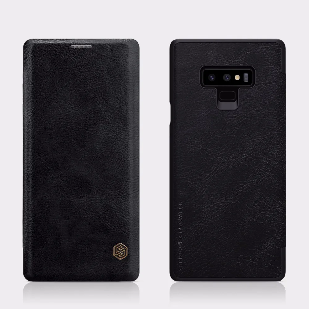 Capinha Para Samsung Galaxy Note 9 Nillkin Qin Caso De Couro Cart o De 