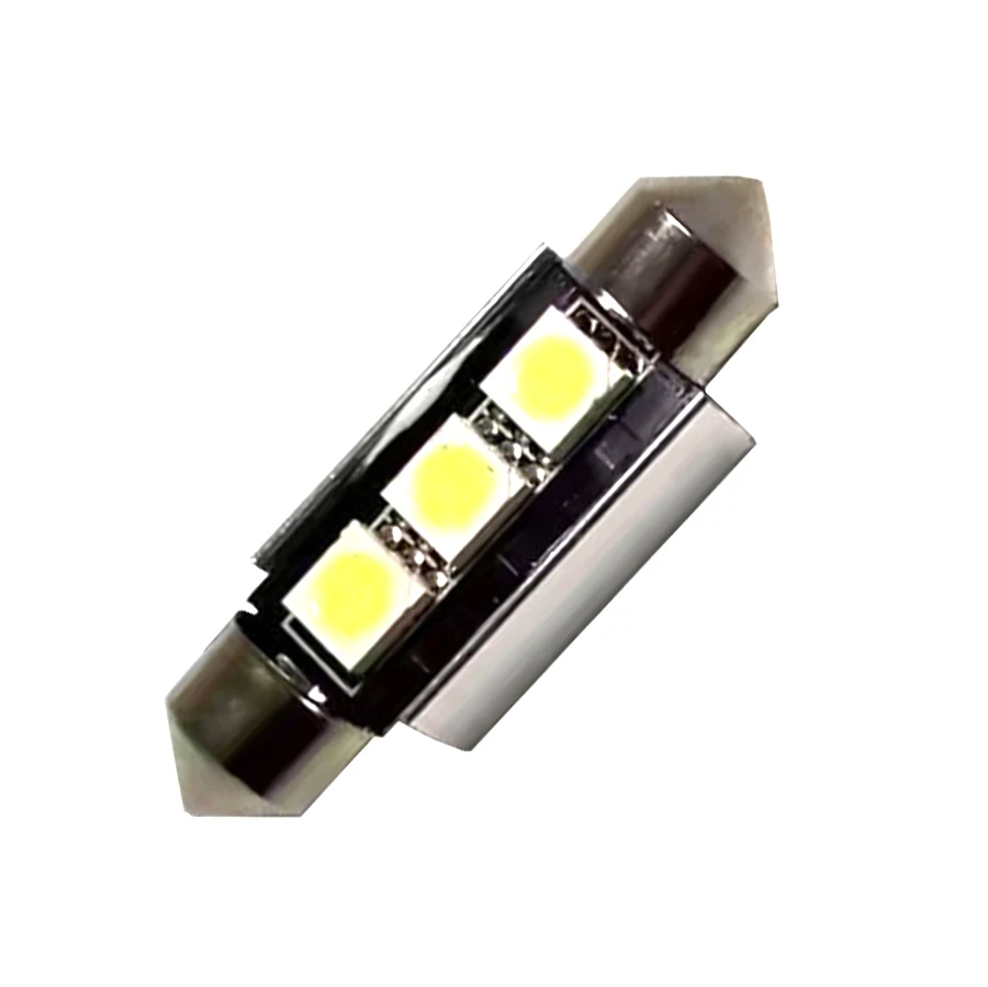 

1 piece 39mm SMD 5050 LED White Dome Festoon Car Light CANBUS Error Free C5W LED Lamp auto Bulb interior light 12V