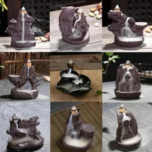 Керамическая курильница для благовоний горелка держатель ароматизатора курильница с обратным потоком Гостиная Офис орнамент мини стиль украшения