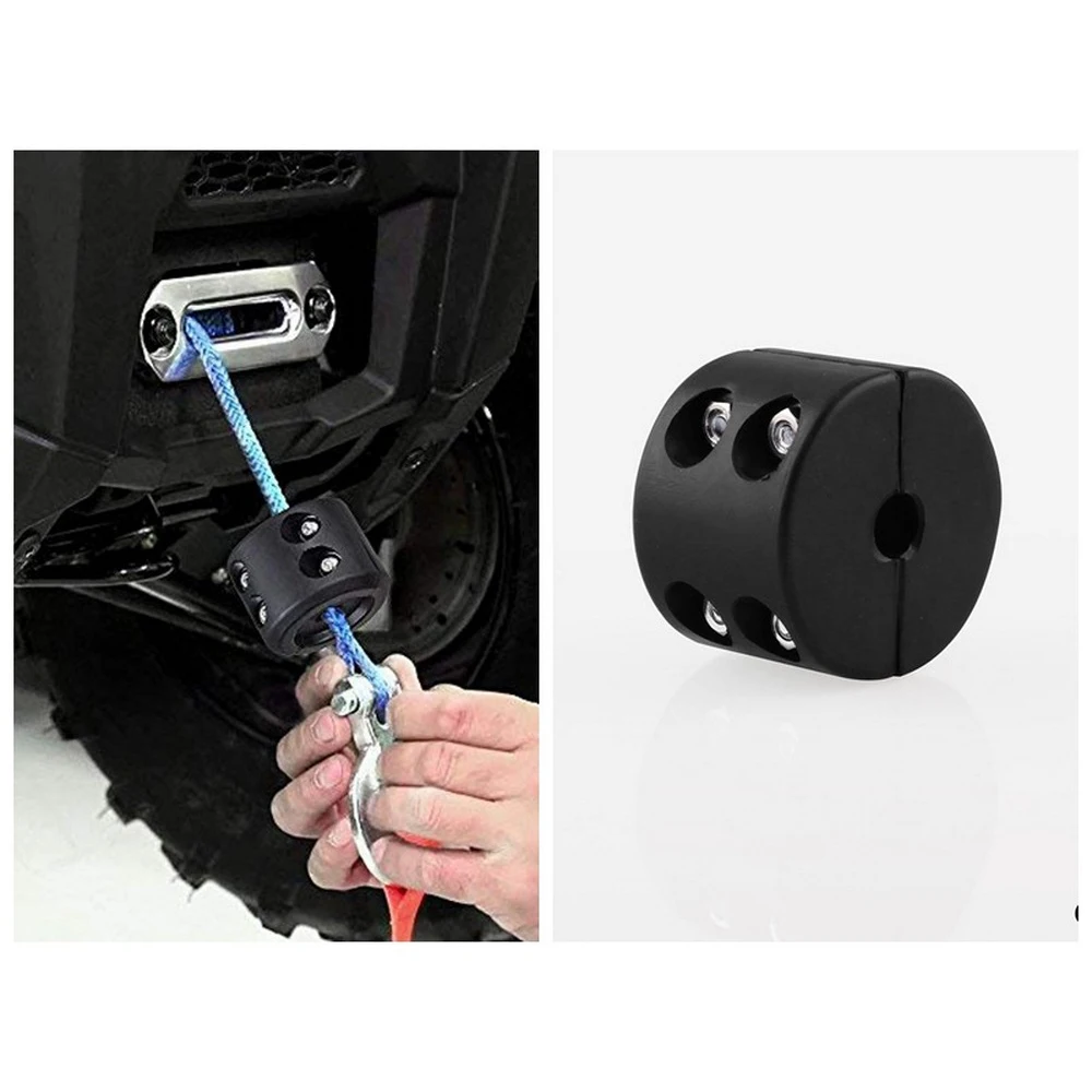 

Universal Rubber Car Winch Guard Cable Stop Hook Stopper Line Save Vehicles Winch Stopper Line Rope Car Accessories For ATV UTV