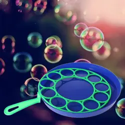 Новый пузырь блюдо большой пузырь инструмент Мыло Baby Shower Bubble Maker нагнетателя воздуха Комплект Детская уличная игрушка Подарки