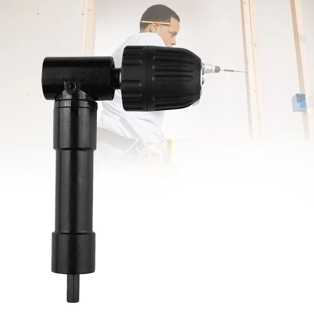 90 Degree Keyless Plastic Chuck Electric Drill Tool Right Angle Torque