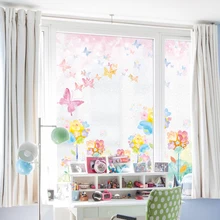 Самоклеящаяся оконная декоративная стеклянная наклейка матовая пленка Ирис ванная комната балкон движущаяся дверь прозрачный непрозрачный оттенок