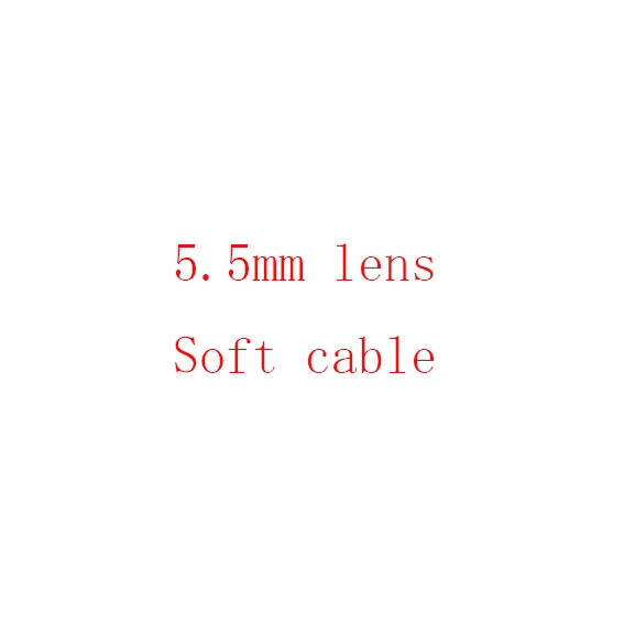 5.5mm soft cable 5,5/8 мм объектив 1200P USB эндоскоп Android телефон эндоскоп камера трубка бороскоп инспекционный эндоскоп светодиодный светильник мини эндоскоп - Цвет: 5.5mm soft cable