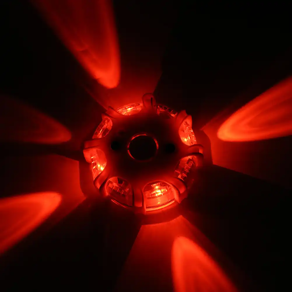 Magnetic Led Emergency Safety Flare Red Light Magnet Flashing Safety Flare Red Light Magnet Flashing