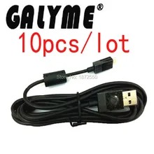 10 шт./лот Лидер продаж зарядка через USB кабель Мощность линии для ps4xbox один игровой консоли контроллера универсальный кабель для зарядки Провода