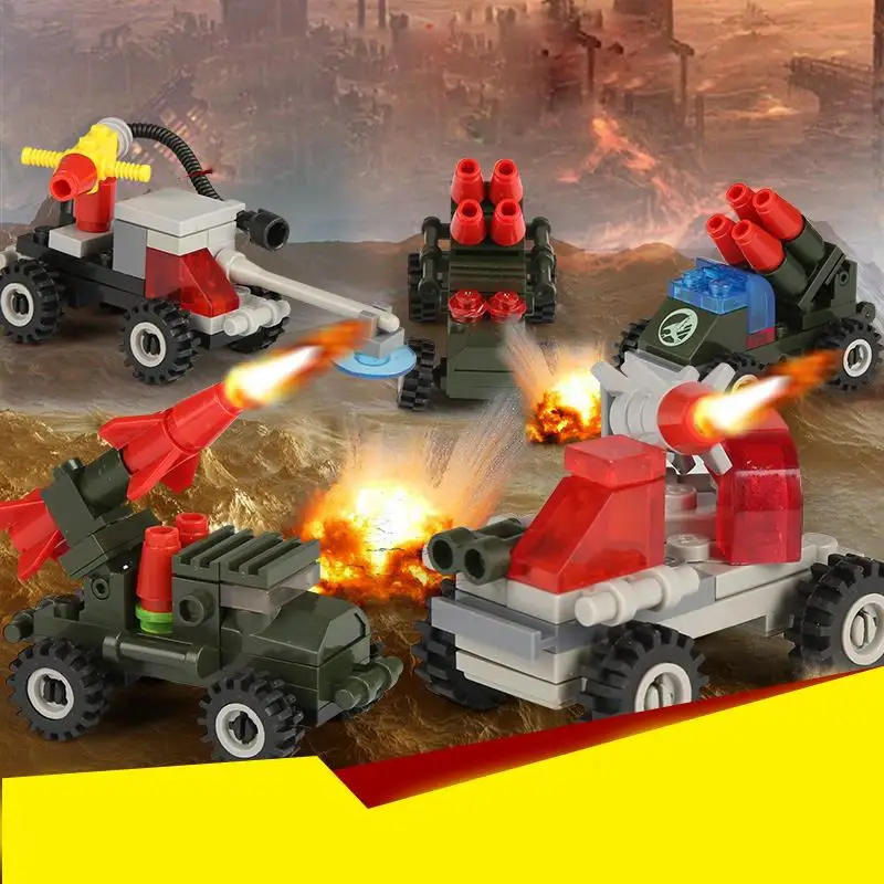 Kids Baby Children DIY Building Blocks Military Mars Mine hunting Tank Model Development Kits Miniature Toy Baby-Building : image Kids Baby Children DIY Building Blocks Military Mars Mine hunting Tank Model Development Kits Miniature Toy Baby-Building