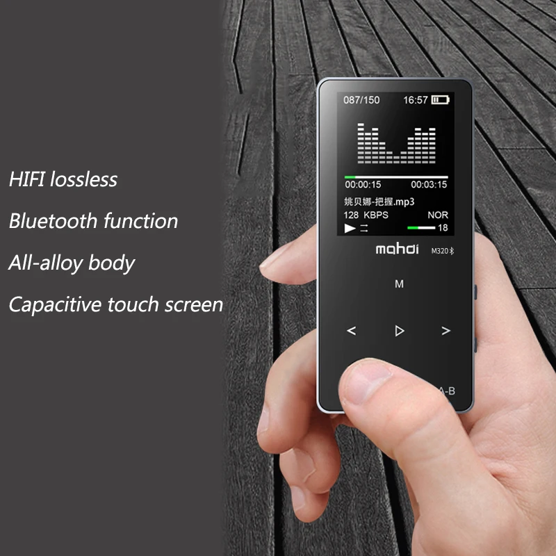 New M320 Metal Bluetooth  Hifi MP3 Player (4)