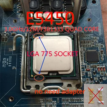 XEON E5450 CPU 3.0GHz //L2 Cache 12MB/Quad-Core//FSB 1333MHz/ server Processor working on some 775 socket mainboard free gift