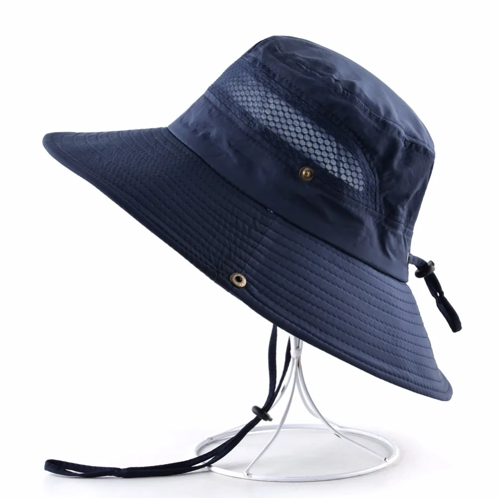 TQMSMY солнцезащитные шапки для мужчин женская панама с широкими полями анти-УФ кепки мужские летние рыболовные кепки дышащая сетка bone пляжная шляпа мужская
