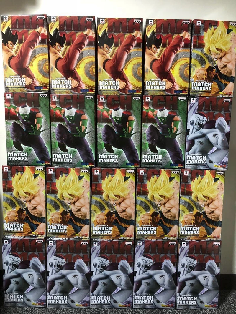 Wstxbd Original Banpresto Dragon Ball Z Dbz Match Ssj Goku Vs Freeza Goku Vs Piccolo Figure