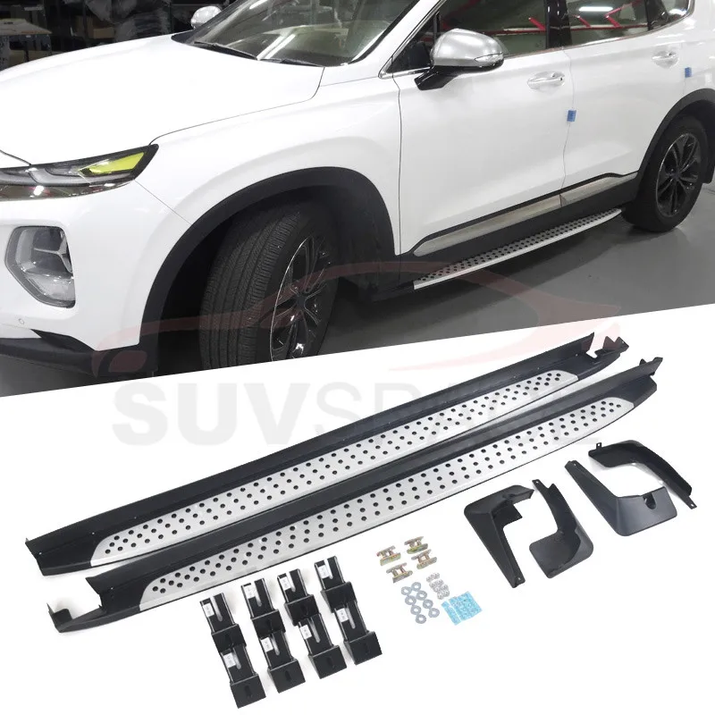 

High quality running board side step nerf bar Suitable for Hyundai Santa fe Sports 2018~2019