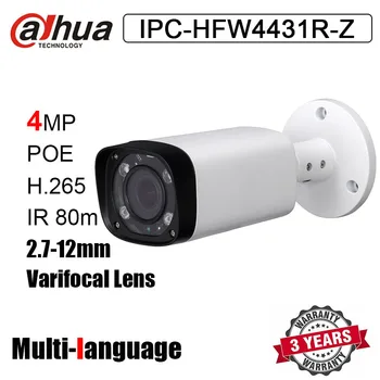 

IPC-HFW4431R-Z 4MP Bullet Network Camera H.265 POE IR 80m 2.7-12mm Varifocal lens Outdoor IP Camera Replace IPC-HFW5431R-Z