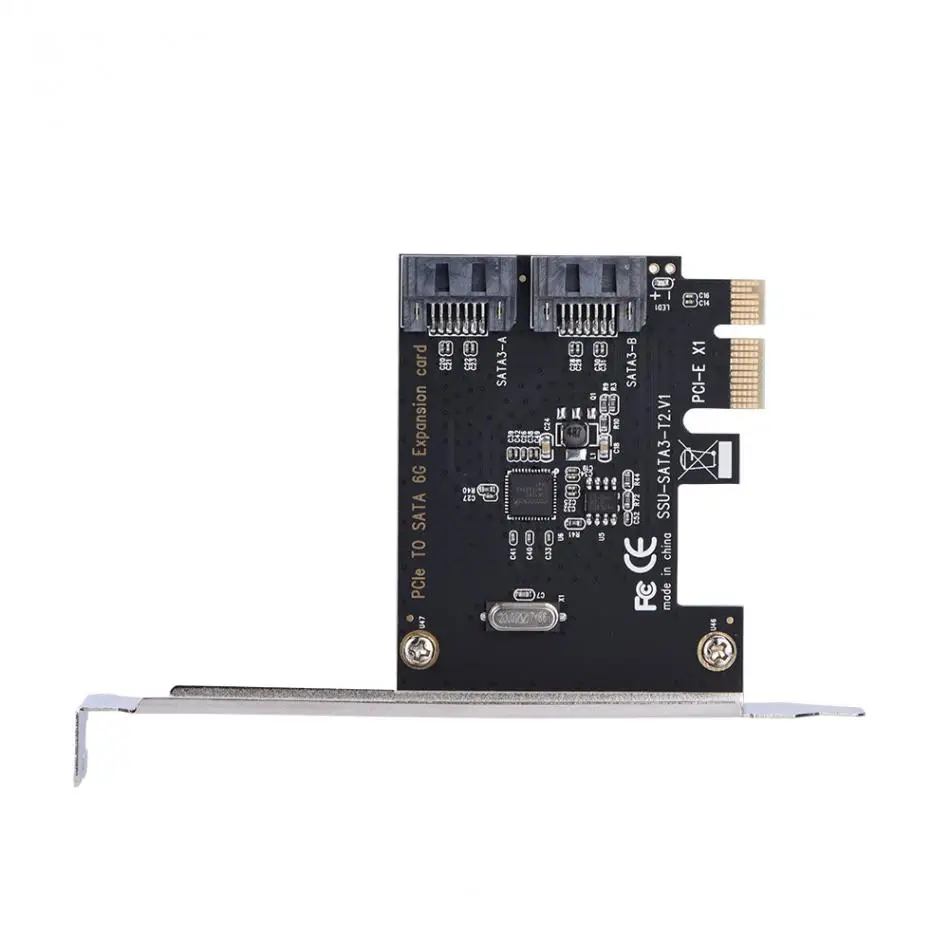 1X 4X 8X 16X PCI E карты Express к SATA 3 0 2 порта III 6 Гбит/с расширительные платы адаптера