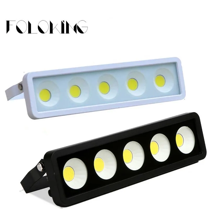 

4pcs IP66 fixtures 50W 100W 150W 200W AC 110V 220V waterproof Landscape lamp housing Lighting solar sensor led flood light