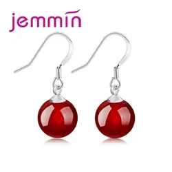 Jemmin Новый дизайн 2019 талисманы букле Foreille Femme 925 пробы серебро стекло Висячие серьги для женщин обувь девочек день рождения ЮВЕ