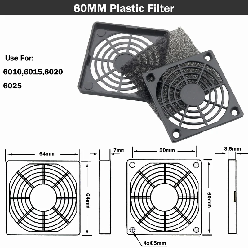 Gdstime-capa protetora para ventilador, proteção contra poeira,