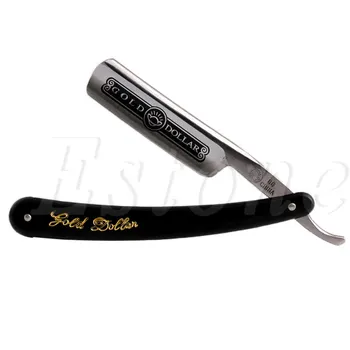 

Pro Gold Dollar 66 Folding Shave Knife Razor Straight Edge Barber Hair Shaving Tools Goft for Men #11