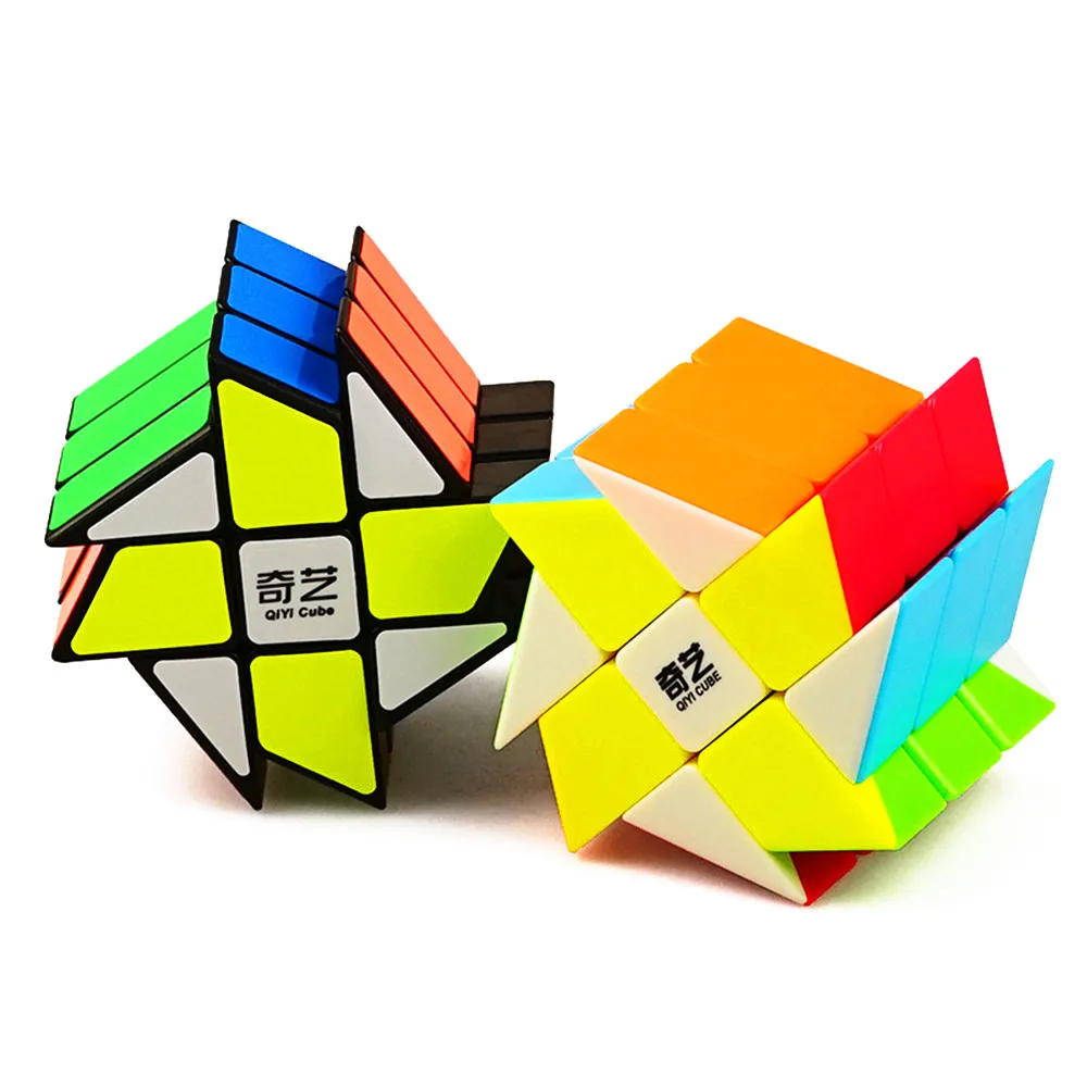 

QIYI Wind-fire Wheel Windmill 3x3x3 Fast Ultra-Smooth Speed Puzzle Cube Safe ABS plastic 3x3 Educational Magic Cube Kid Toy Gift