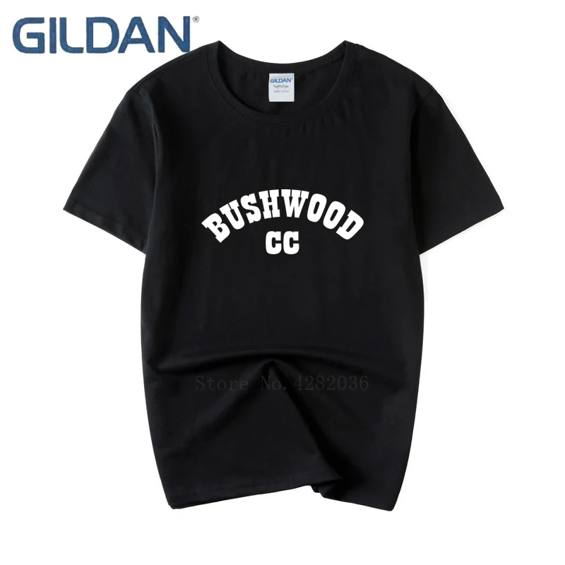 Bushwood Country Club животного мужские черные футболки без пряжки футболка с коротким