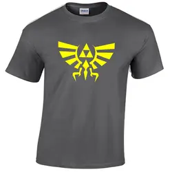 Гребень Hyrule Мужская футболка Легенда о Zelda Triforce Skyward геймер брендовая одежда 2019 мужской Harajuku Топ фитнес бренд