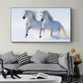 

Horse Poster Animals Wall Prints Canvas Painitng Running Horse Wall Pictures for Living Room Decoration Cuadros Decoracion