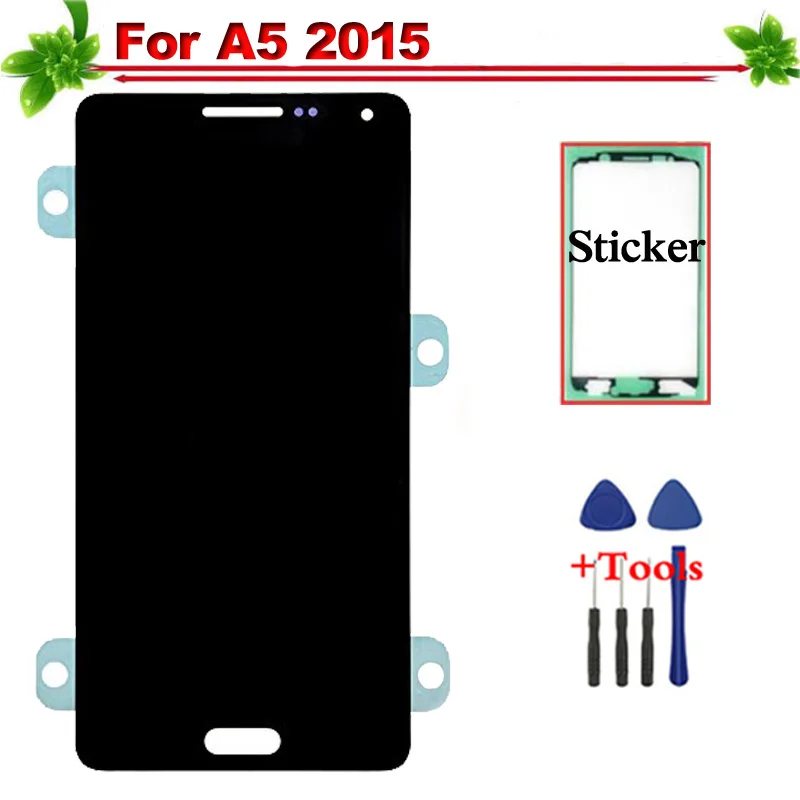 

for Samsung Galaxy A5 2015 LCD Display A500 A500F A500FU A500H OLED Touch Screen Full Assembly Replacement for Galaxy A5 2015
