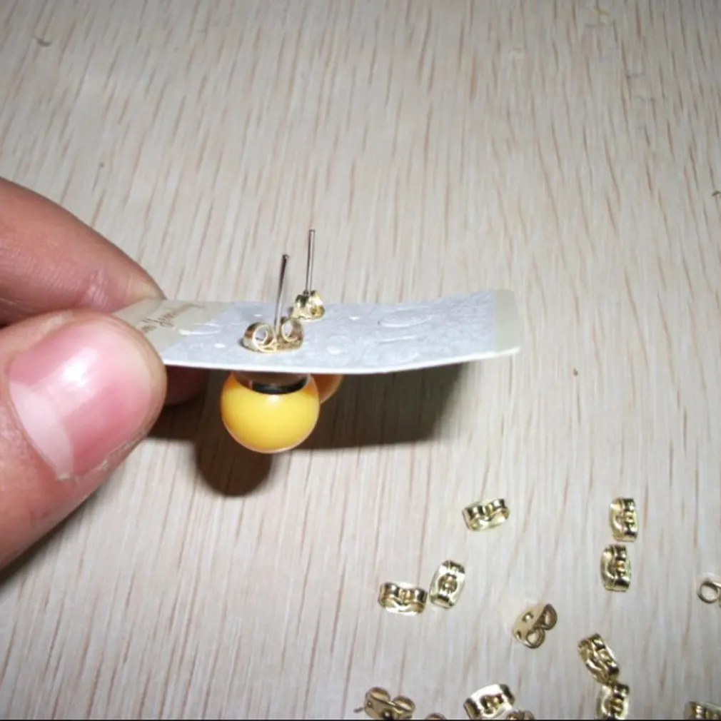 Корейские ювелирные изделия, пересекающие 14K золотые бабочки, затычки для ушей, заглушки для ушей