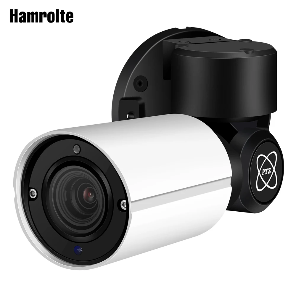 IP камера Hamrolte PTZ Onvif 5 Мп/2 МП 4 кратная цилиндрическая уличная Водонепроницаемая с