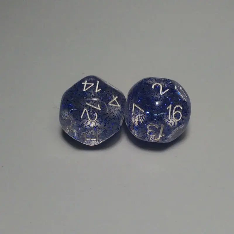 Free Shipping Exclusive NEW 4PCS 16 sided D16 Dice Beautiful Crystal
