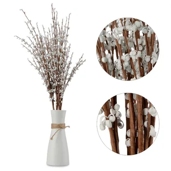 

Artificial Flower 10pcs 12 Branches Silk Flower Fake Leaf Wedding Home Party Decoration Flower Winter Jasmine Artificial Flowers