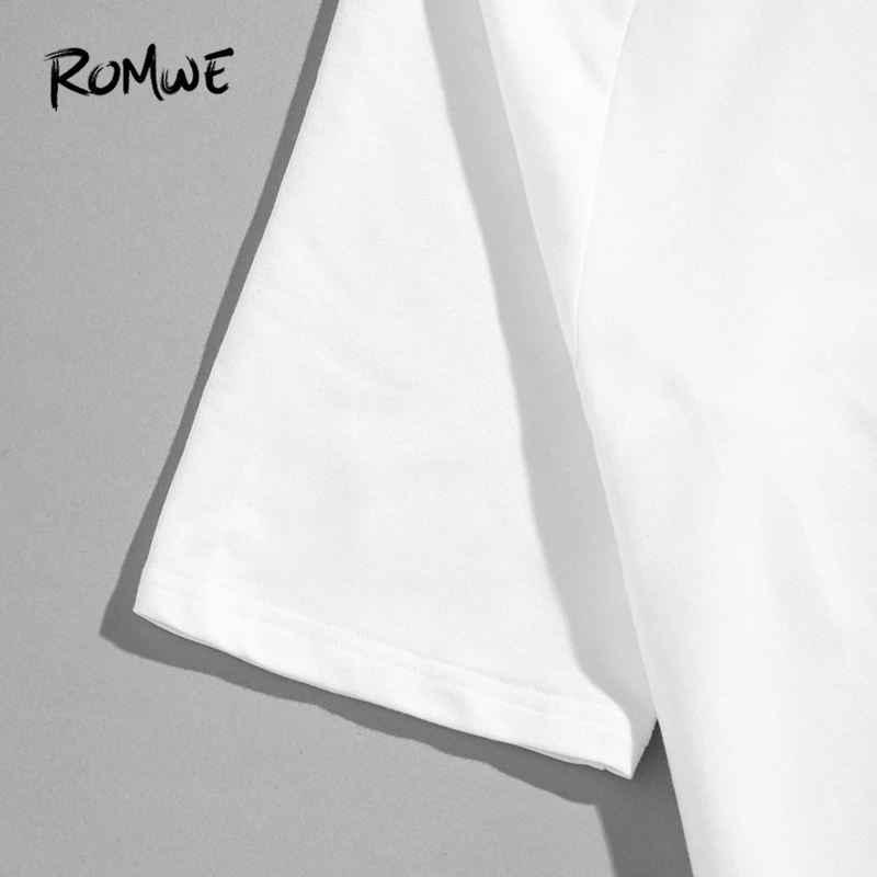 ROMWE Men Drawstring Hoodie Tunic Tee 2019 Fashion Solid White Pocket T Shirts Mens Clothing Summer Short Sleeve T-shirt ROMWE Men Drawstring Hoodie Tunic Tee 2019 Fashion Solid White Pocket T Shirts Mens Clothing Summer Short Sleeve T-shirt