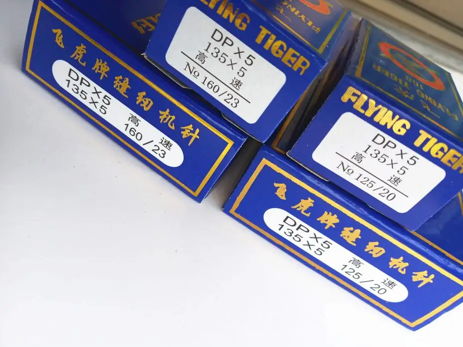 

100pcs/lot Flying Tiger DP*5,125/20,160/23,Industrial Sewing Machine Needle. Sewing Needles Singer Agulha