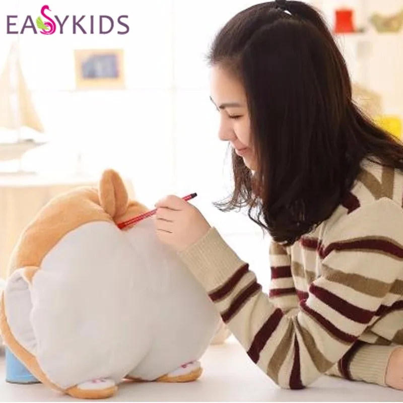 3836cm 4242cm Cartoon Figure Corgi Sexy Hip Plush Dolls Pillow Buttocks Cushion Soft Stuffed Animal Doll Kids Toys  (2)
