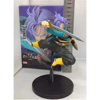 

16CM Dragon Ball Trunks Toy PVC Anime Figure Saiyan Model Torankusu Figures Doll Decoration Kids Gift Z28