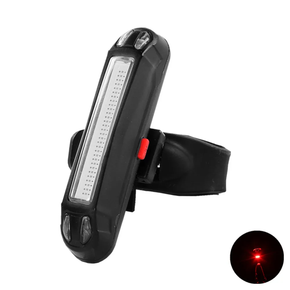 Luz de la bici 6 modos recargable Bicicleta frontal luz trasera LED luces del ciclo accesorios USB Lampara Bicicleta